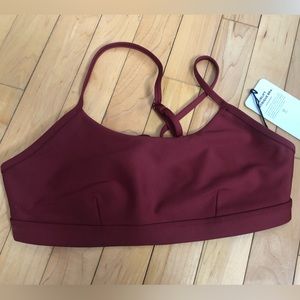 Alo Yoga Airlift Intrigue Bra in Cranberry